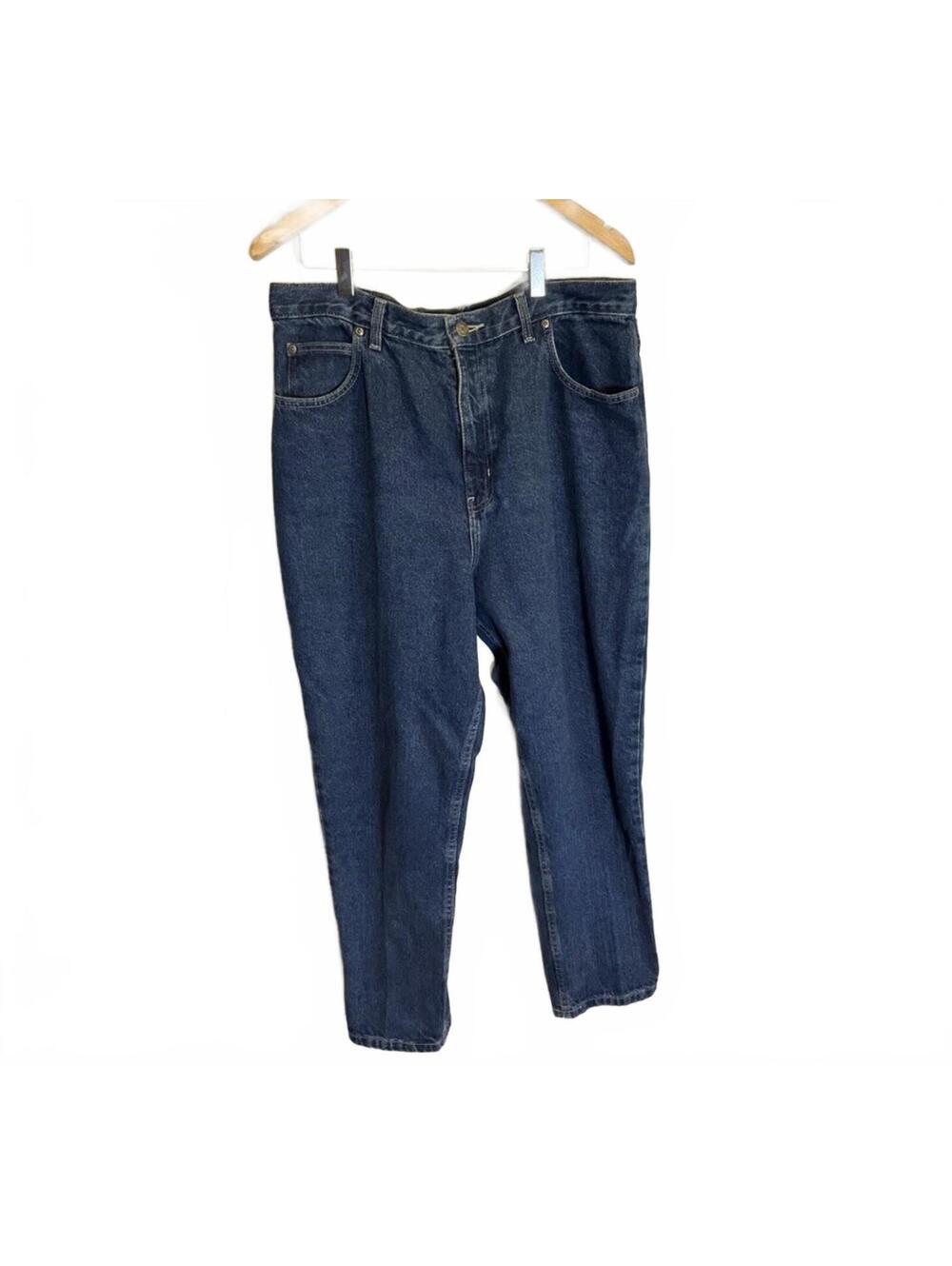 Vintage 80s/90s Dark Wash Mom Jeans Size 16 (35x32) High Rise Penman's